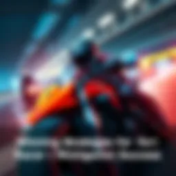A player skillfully racing in the Racer Minigame, focusing on speed and strategy to win against competitors.