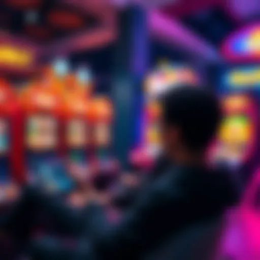 A person enjoying a game on Rainbet crypto casino with bright graphics and easy interface on their device.