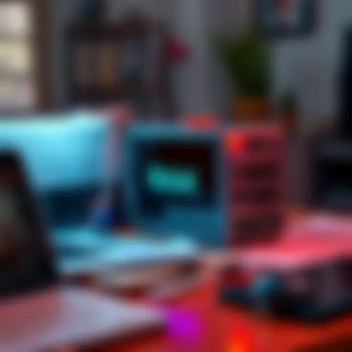 A RAK miner device on a desk, surrounded by a user's laptop and papers, showing signs of confusion and frustration.