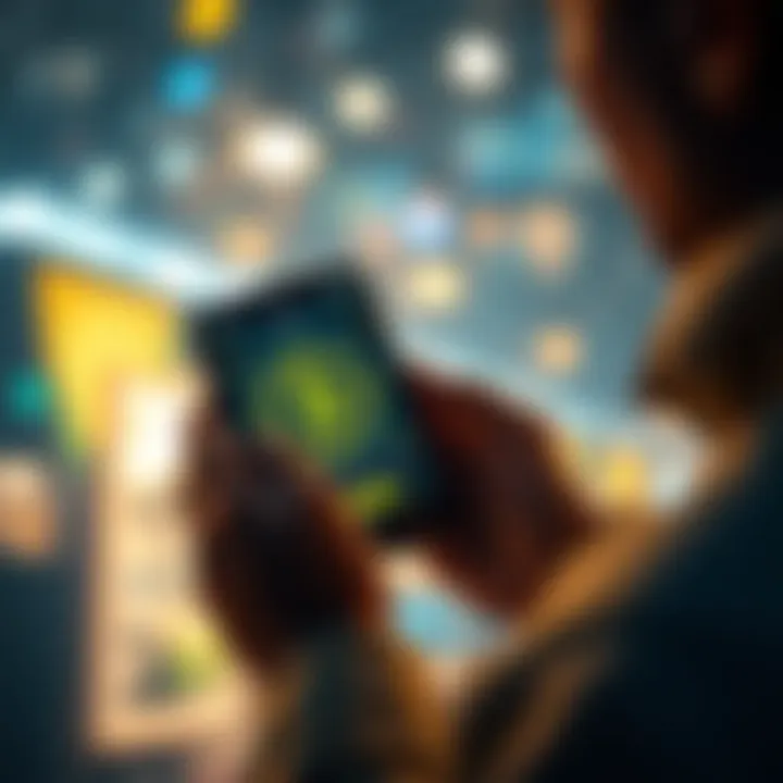 A person using Trezor Safe 3 on an iOS device to receive cryptocurrency with the Trezor Suite app.