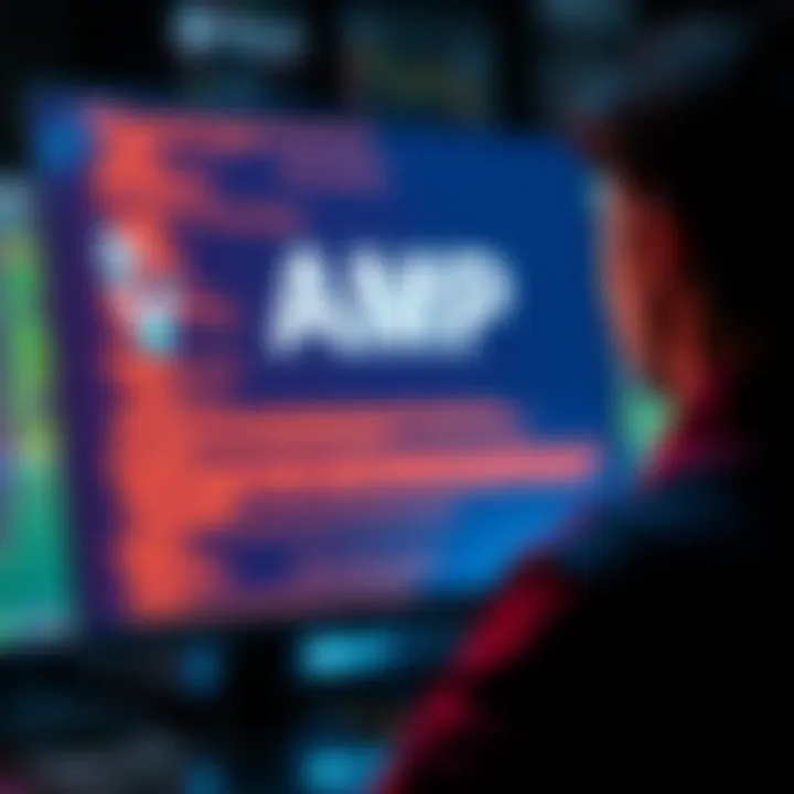 A person looking at a computer screen showing links for v3 and Anvil Vault while considering how to recover stored AMP assets