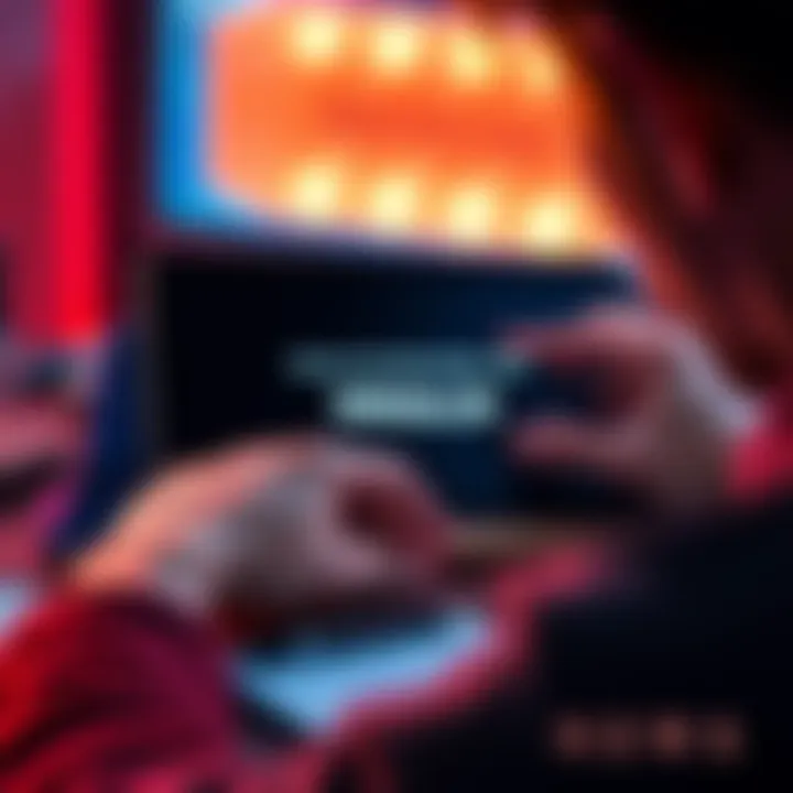 A frustrated person looking at a device screen displaying an invalid recovery seed message, with a notepad and pen nearby for notes.