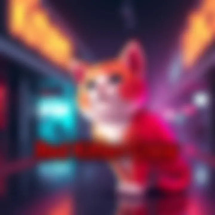 The logo of Red Kitten Crew featuring a cute kitten with a playful design.