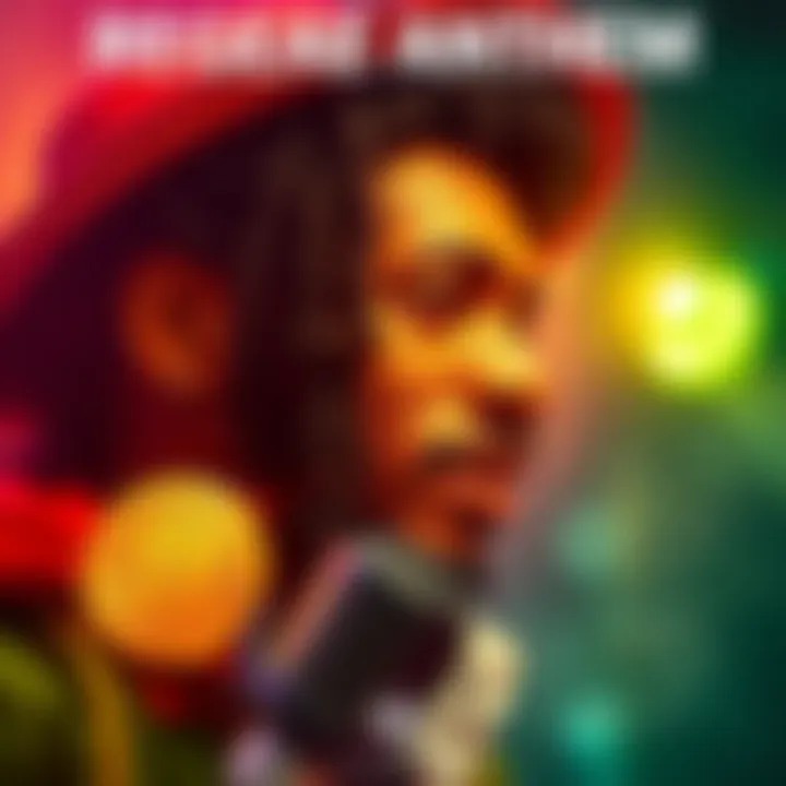 Cover art featuring a vibrant reggae scene with musical elements and Bitcoin symbols, representing resilience in the crypto world.