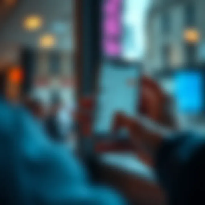 A person using a smartphone to manage contacts in the Revolut app, showing a friends list with options to remove contacts.