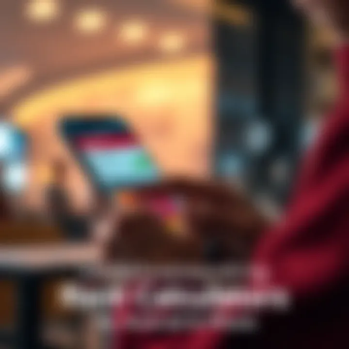 A person using a rent calculator app on a smartphone to manage their rent expenses.