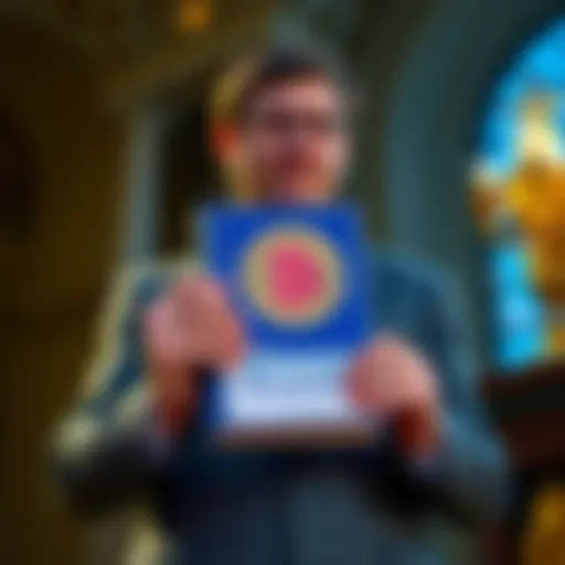 Rep. Thomas Massie stands holding The Bitcoin Standard book, symbolizing his bill to end the Federal Reserve.