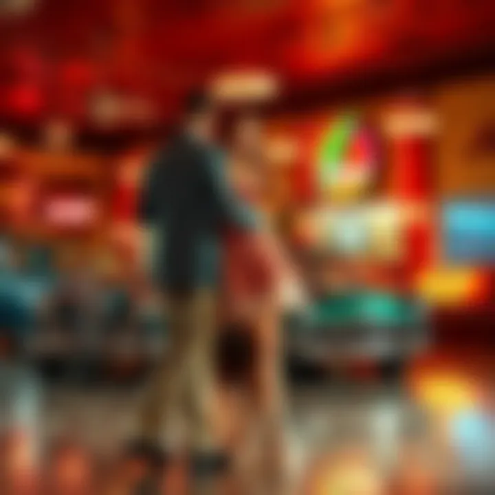 Retro 1950s Style A couple dressed in 1950s fashion, enjoying a dance at a vintage diner, surrounded by retro decor and classic cars