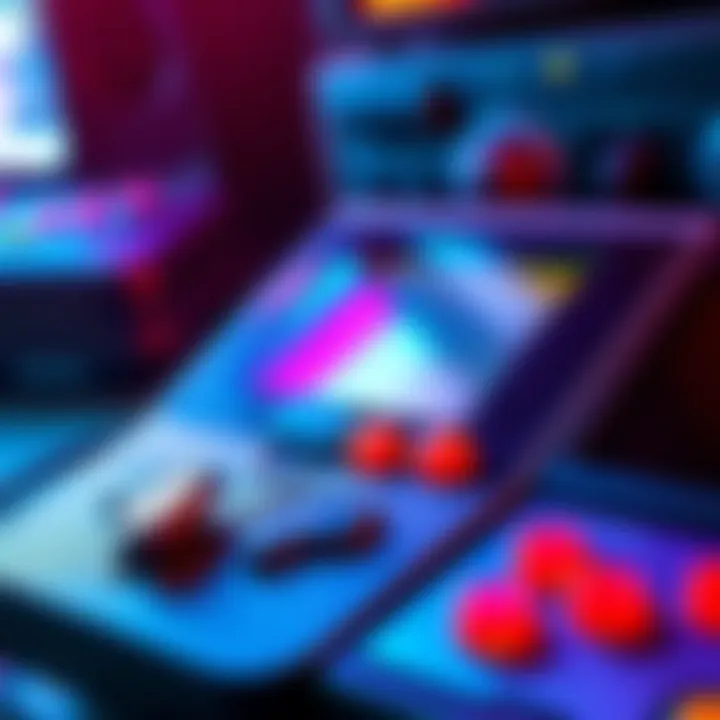 A classic gaming console with bright buttons and a nostalgic design, evoking memories of playtime rewards