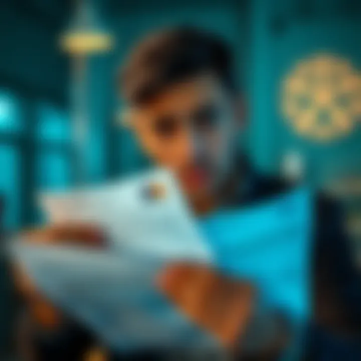 Person looking puzzled while reviewing Revolut chargeback documents