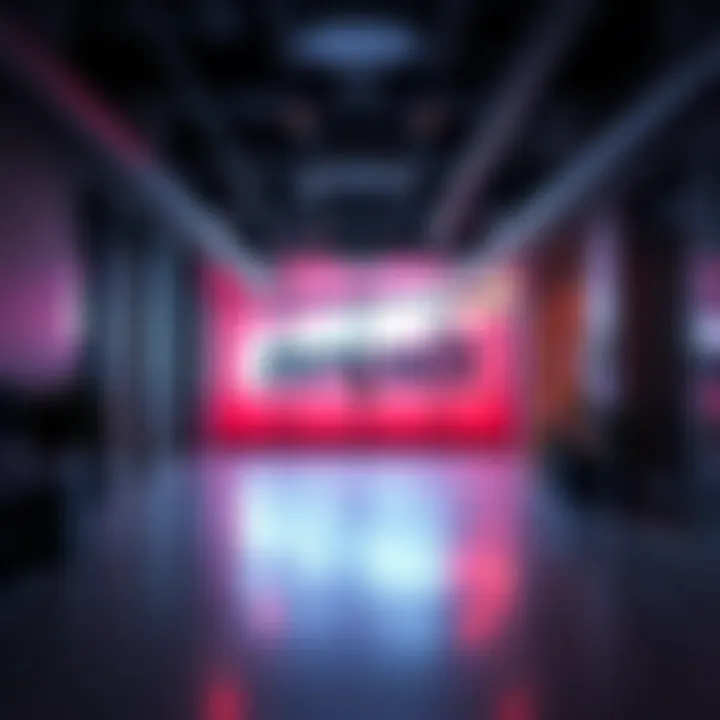 Closed WeWork office space with Revolut logo