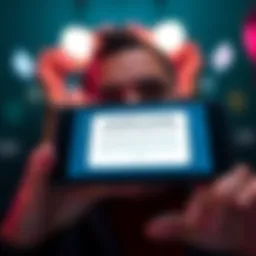 A close-up view of a Revolut account closure notification on a smartphone screen with a worried person in the background