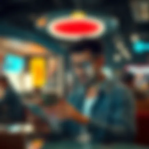 Revolut Account Issues A person looking stressed while checking their phone for Revolut account updates in a cafe in the Philippines