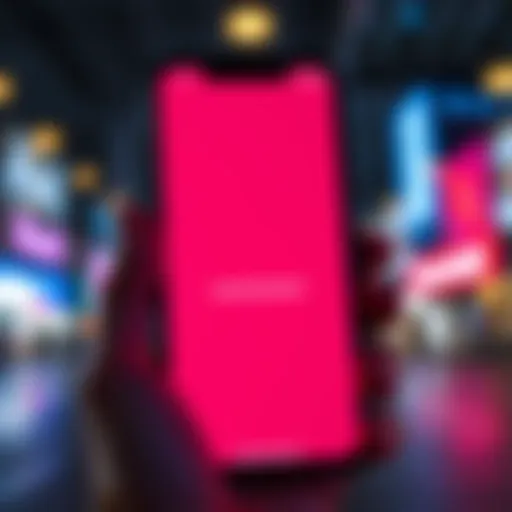 A smartphone displaying the Revolut app with a loading screen and no content visible.