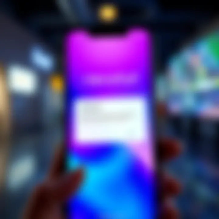 A smartphone screen displaying the Revolut app with a prompt asking for passcode confirmation, indicating a security check.