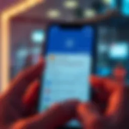 A smartphone displaying the Revolut app showing Bitcoin holdings with a warning message about changes