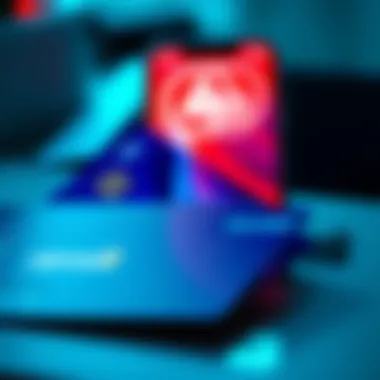 Revolut card and smartphone displaying Apple Pay interface with a warning sign