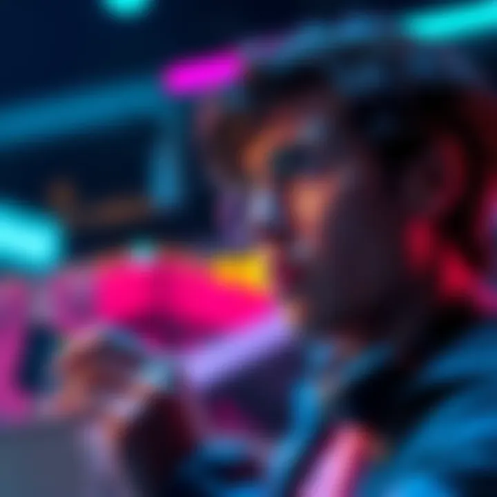 A person looking at their Revolut card while considering plan changes, with a confused expression.