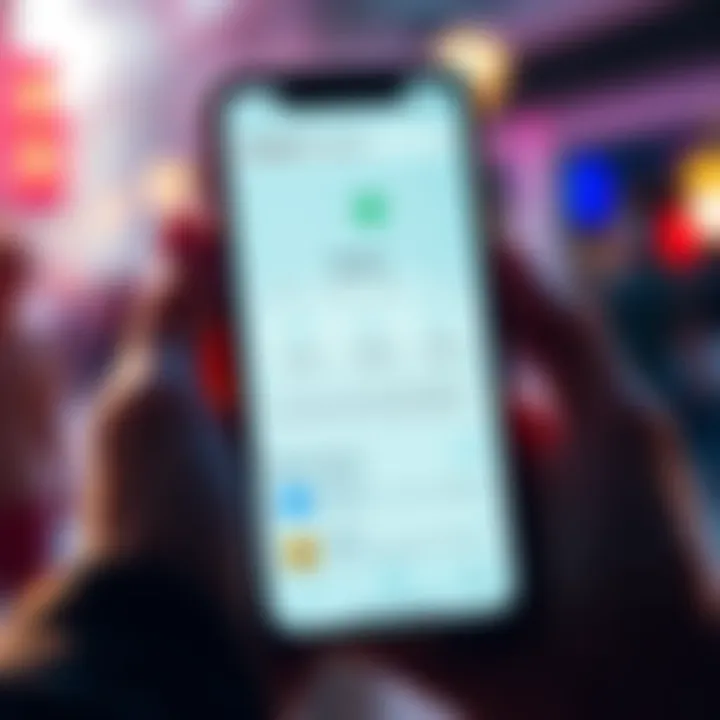 A smartphone displaying the Revolut app with a large money transfer option selected