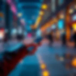 A person using a smartphone to access financial services on the Revolut Pro app