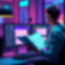 A person in front of a computer showing documentation for a Revolut security check after making transactions on Binance