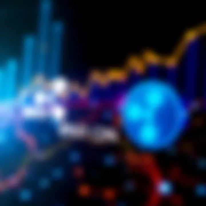 Ripple and BNY Mellon logos with a background showing financial growth and connections