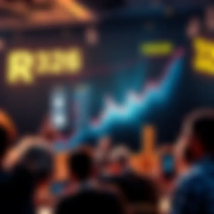 Graph showing Ripple XRP price reaching $350 in 2026 with excited investors