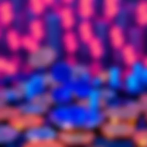 Ripple logo with a backdrop of digital coins and dollar signs representing stablecoins