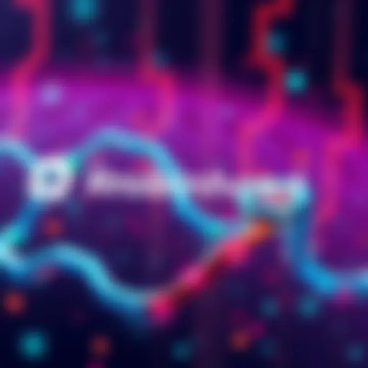 Illustration showing Robinhood Chain logo and Chainlink logo connected with a digital chain, symbolizing collaboration for financial data solutions
