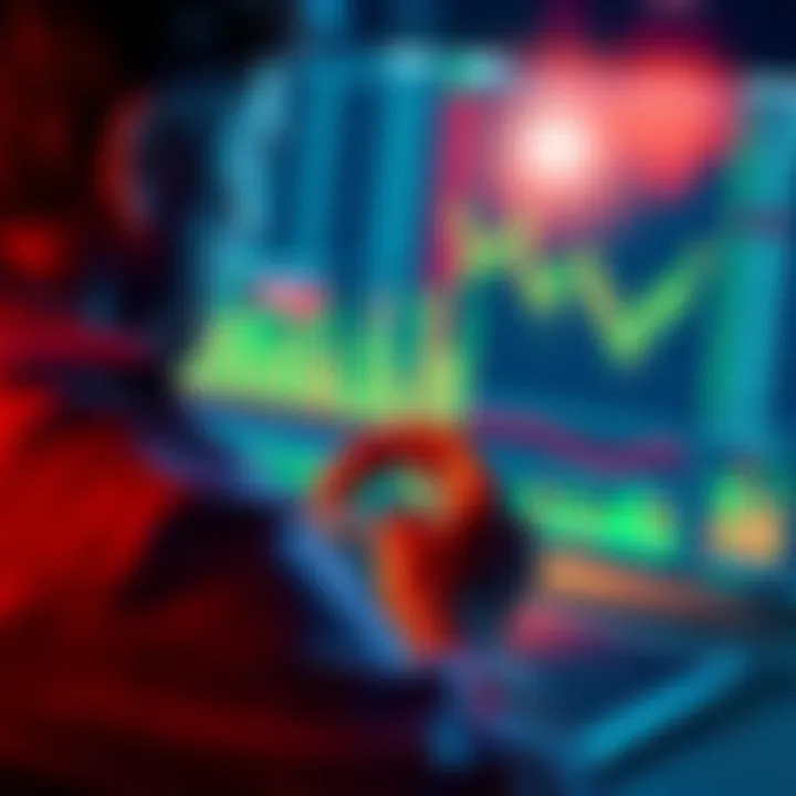 A person analyzing stock charts and financial data related to LEAP options and MSTR shares for Roth IRA investments.