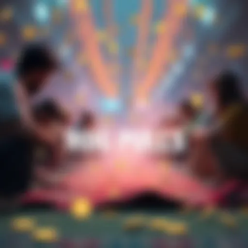 A visual representation of rug pulls on Solana, showing distressed people and falling memecoins in the background.