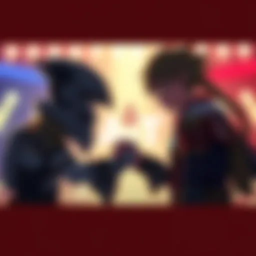 Ryan and AoT characters shaking hands to signify their collaboration