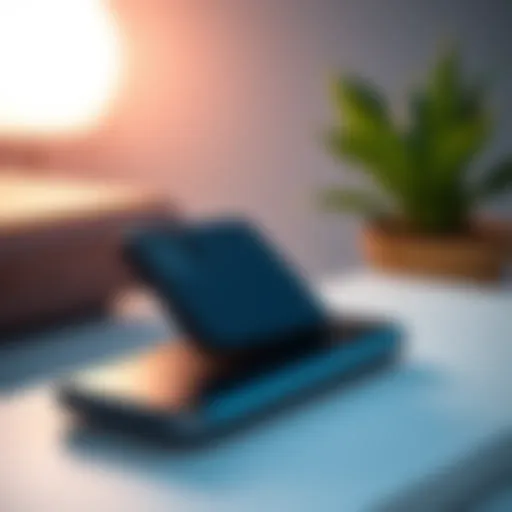 The Safe 7 case fitted snugly on a smartphone, showcasing its sleek design and precise fit.