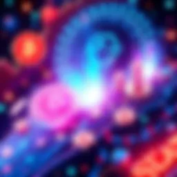 Announcement for the listing of SafeBLAST on BitMart with visuals of cryptocurrency symbols and trading graphics