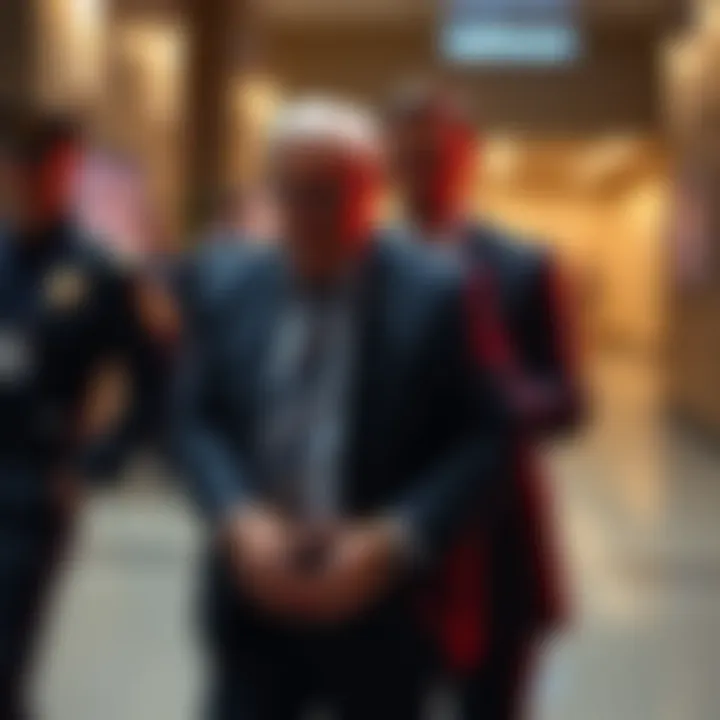 The CEO of Safemoon is being led away in handcuffs after sentencing for fraud.