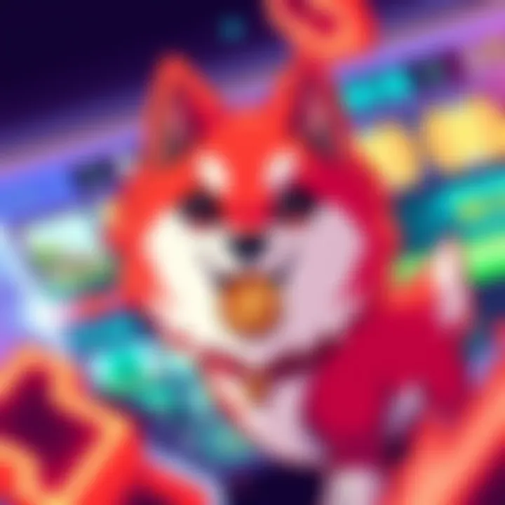 A vibrant logo of Saiko Inu, featuring a playful dog character with a coin symbol, representing the memecoin's community and potential.