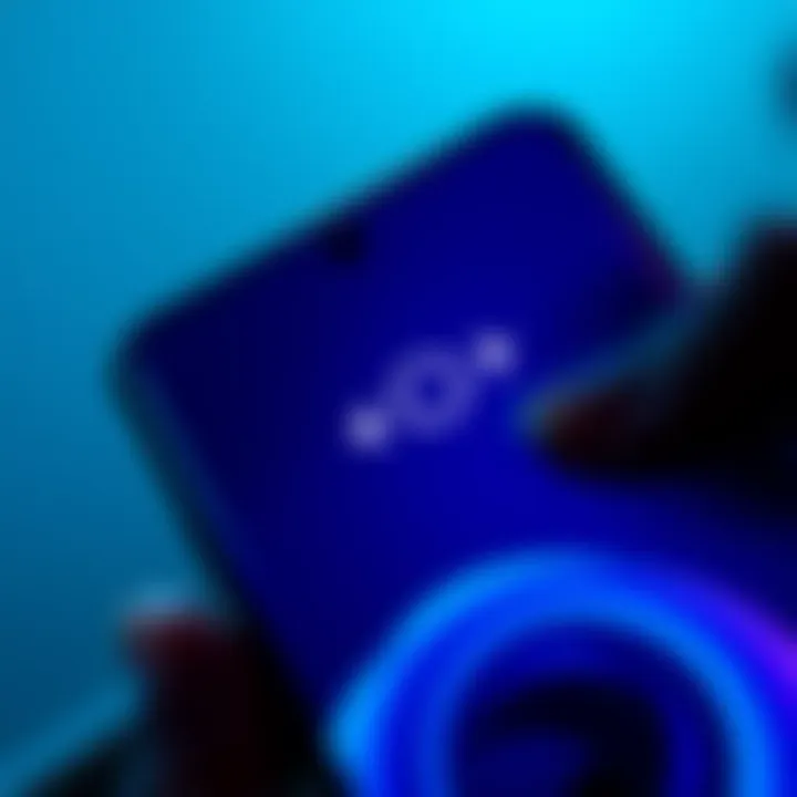 Close-up of Samsung Galaxy S24 Ultra smartphone showing missing mute button icon on screen