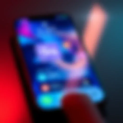 A smartphone displaying the SaucerSwap Wallet app interface on an iOS device, showcasing DeFi features.