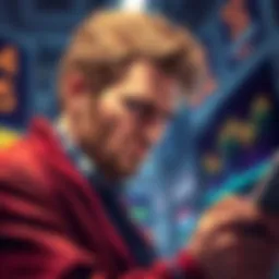 Saylor appears worried while checking Bitcoin charts as prices drop below his average buying point