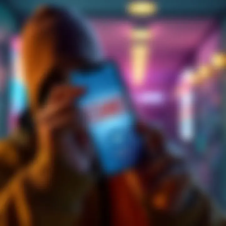 A person holding a fake receipt while looking at a smartphone with the Telegram app open, symbolizing deception in crypto sales.