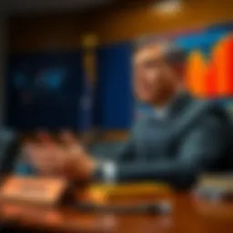 SEC Chair explaining that NFTs are not securities, with charts in the background