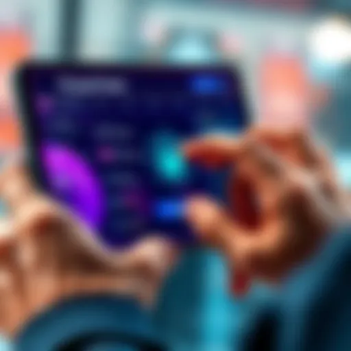 A person checking security settings on a digital wallet for PulseChain tokens, with visual symbols of security like locks and shields around the wallet interface.