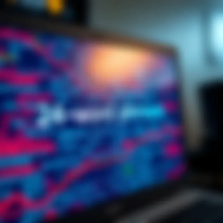 A close-up of a digital wallet on a computer screen, displaying a 24-word seed phrase in a secure environment.