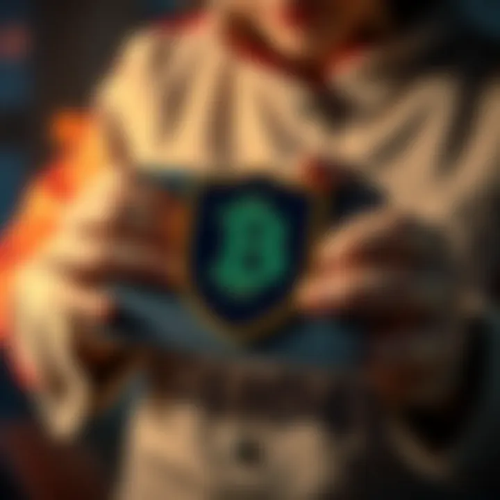 Secure Bitcoin on Coldcard MK4 A person safely storing Bitcoin on a Coldcard MK4 wallet with a shield icon