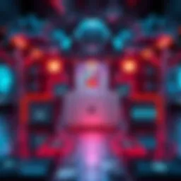 A digital representation of a secure environment showcasing the transfer of authorization between devices, highlighting authenticity in creation.