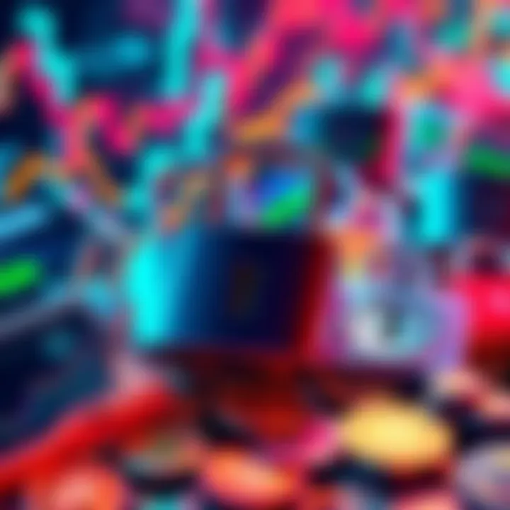 A collection of secure crypto wallets and popular exchanges with padlocks symbolizing safety for digital assets.
