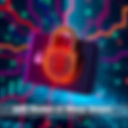 A graphic showing a digital wallet with a lock being broken, representing a theft in the Warp Green exploit