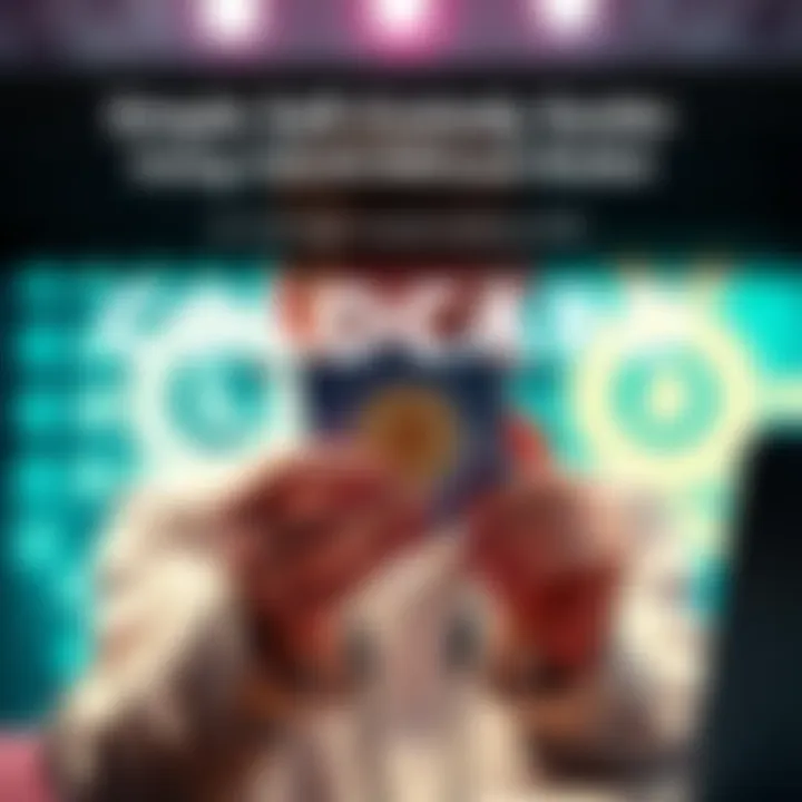 Person using COLDCARD and Cove Wallet to manage cryptocurrency assets