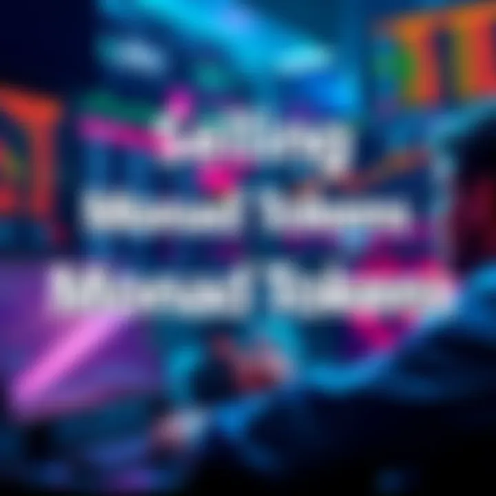 A graphic showing a trader analyzing market trends related to Monad tokens, highlighting the 'flip window' period and penalty concerns.