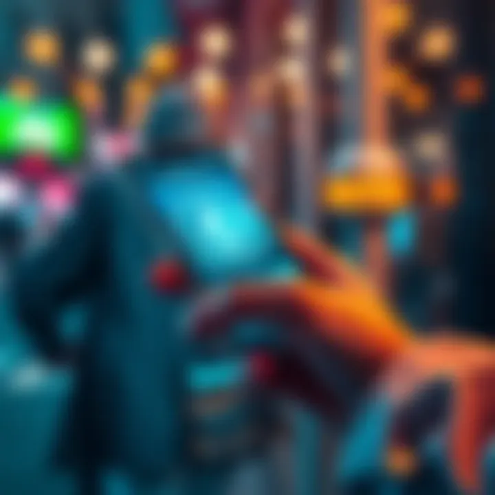 A person using a smartphone to sell Monero on an instant exchange platform, showcasing cryptocurrency transactions